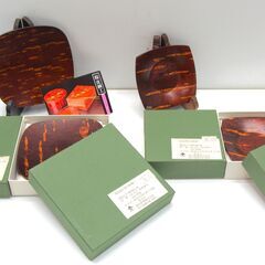 酒井産業 桜皮茶托 合計20枚セット 4箱セット 桜皮細工品 茶...