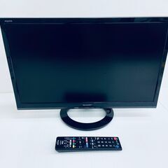 【レガストック川崎本店】シャープ 22V型 液晶 テレビ AQUOS LC-22K45-B フルハイビジョン 外付HDD対応 ブラック 2017年製