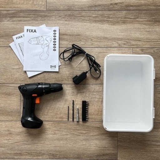 【1度のみ使用】IKEA フィクサ　FIXA 電動ドライバー