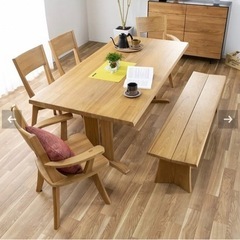 4/9〜4/16引取限定【美品】ダイニング４セット//150cm...