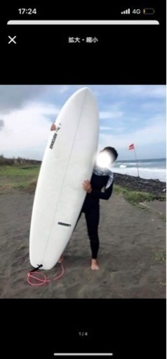 【値下げok】サーフボード　サーフィン　ファンボード　ウェットスーツ