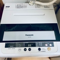 ☆取引中【無料🍀】Panasonic製 洗濯機差し上げます　5kg☆　の画像