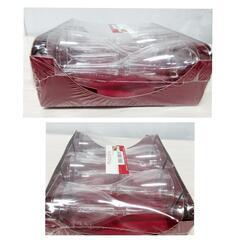 ☆T2488☆ Mozaik　モザイク　プラスチック ワイングラス🍷③　10個入り×5箱 の画像