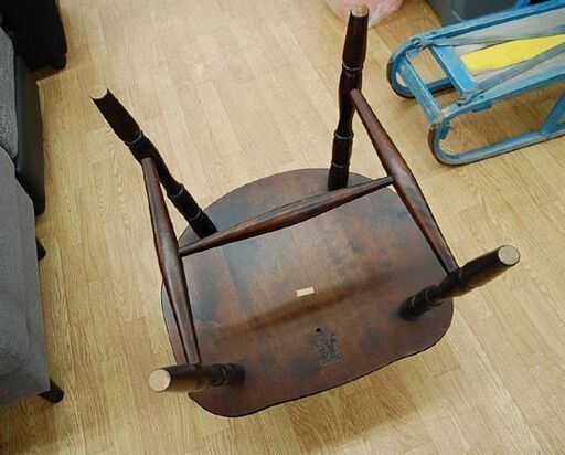 北海道民芸家具 キャプテンチェア 幅61×奥52×高51.5cm タグ付き