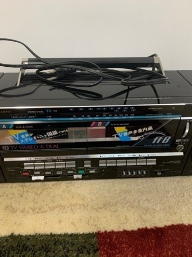 SANYO ラジカセ　MR-FF8(K)