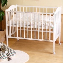 🟢受け渡し決定🟢スリーピー　ベビーベッド(白)