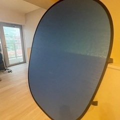 グリーンバック【オンライン会議や動画撮影、配信用にも◎】緑色背景の画像