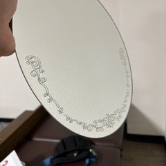 ニトリ　壁掛け鏡　ミラーの画像