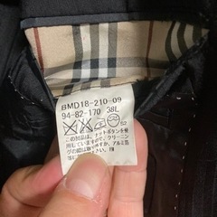 バーバリーブラックレーベルスーツセット（訳あり）の画像