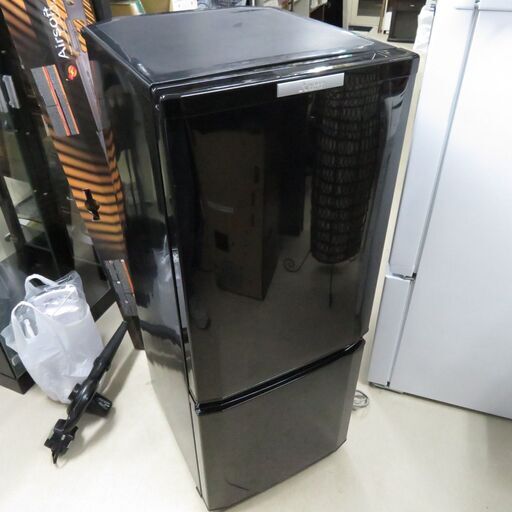 【商談中】三菱 146L 2ドア冷蔵庫 2014年製 MR-P15Y-B ブラック │江別市のリサイクルショップドロップ