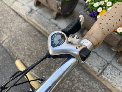 💯💯　ミニベロ自転車　配達可能　２０インチ　7変速　青