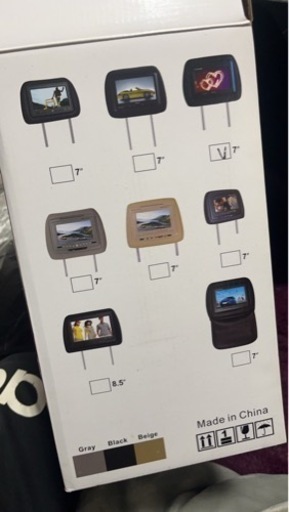 値下げしました。ヘッドレストモニター　新品　未使用