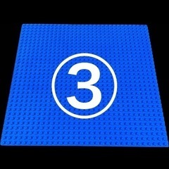 互換 レゴ 基盤 基礎板 ベースプレート 土台 ブロック2枚セット　②の画像