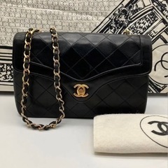 CHANEL ミニマムトラッセ ラムスキン シングルフラップ シ...