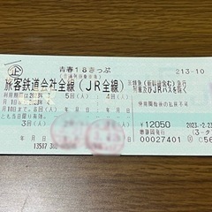 青春18きっぷ3回分
