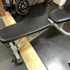 ※定価6万円※インクラインベンチ　レッグカール付き　筋トレの画像