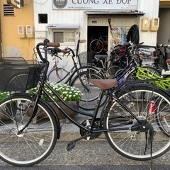 🎉🎉 ママチャリ　２６インチ　配達可能　6変速　黒　ライト　付き...