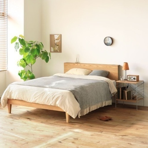 木製ベッドフレーム(ダブル)