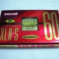 カセットテープ　ｍａｘｅｌｌ　ＸＬⅡ・Ｓ　６０　６巻　（バラ売り可）