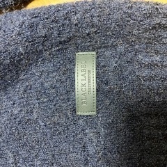 ブラックレーベルクレストブリッジセーター紺の画像