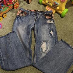 美品　和柄ジーパン