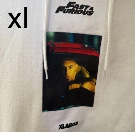 ワイルドスピード xlarge コラボパーカー　XLARGE  x パーカー　限定品