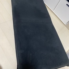 値下げ　座椅子　1人用　黒　中古の画像