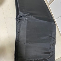 値下げ　座椅子　1人用　黒　中古の画像