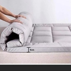 新品・未使用・未開封　ダブル敷布団　グレー