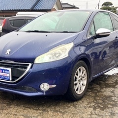 【支払総額17.8万円】h26年式プジョー208お洒落な5速MT内外装良好 車検無し！走行テスト済み ETC 早い者勝ちです♪の画像