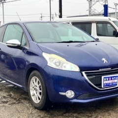 【支払総額17.8万円】h26年式プジョー208お洒落な5速MT内外装良好 車検無し！走行テスト済み ETC 早い者勝ちです♪の画像
