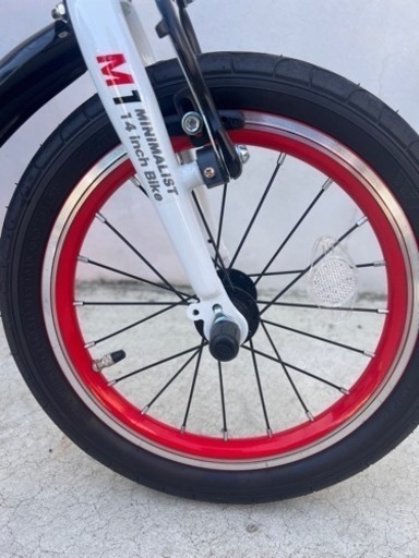 【ほぼ未使用】カノーバー(CANOVER) 折りたたみ自転車 14インチ 6段変速 46T軽量10kg M1
