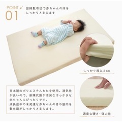 最終値下げ　800円　ベビーベットマット　ほぼ新品、パッケージなしの画像