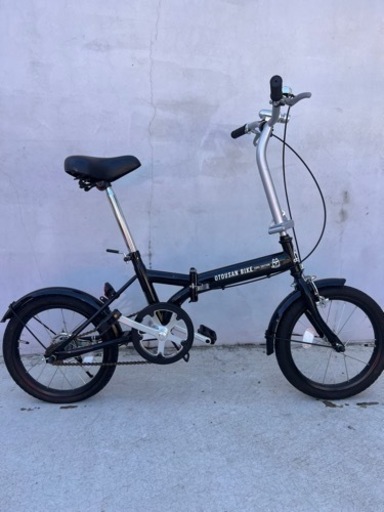 引き取り限定 OTOU SAN BIKE 折りたたみ自転車 ホワイト（中古