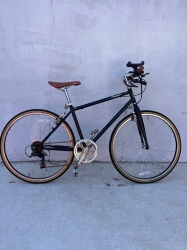 【程度良好】お洒落 FUNN21 クロスバイク (26インチ) 自転車 シティサイクル 本体 シマノ製6段変速