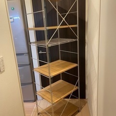 無印良品　ステンレスユニットシェルフ