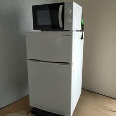 値下げ❢2019年製90L冷蔵庫と2022年製電子レンジ