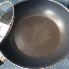 フライパン、鍋の蓋付きセットの画像