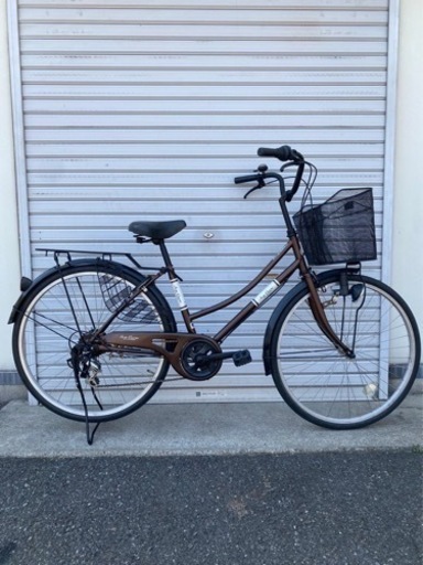 ☆前後タイヤ良品☆ 26型6段変速　軽快車　防犯登録料込‼︎ 《No.284 》