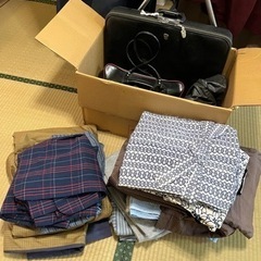 コート　ジャケット　カバン　浴衣　まとめてどうぞの画像