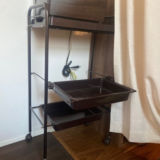 【美品】タオルウォーマー・スチールワゴン