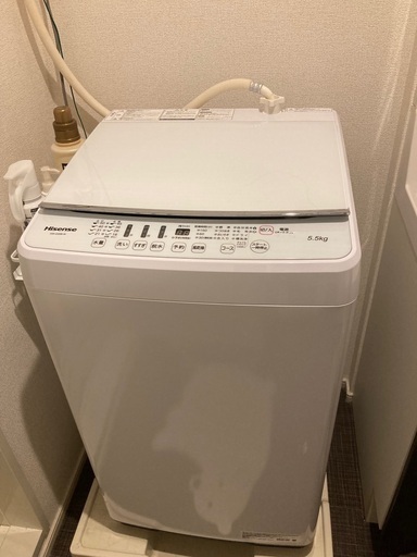洗濯機　Hisense5.5kg