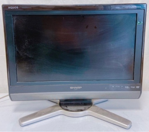 3DG1 SHARP シャープ AQUOS アクオス LC-20DX1 BD内蔵モデル 液晶カラーテレビ 20V 2010年製 通電確認済 テレビ機能のみ動作確認済