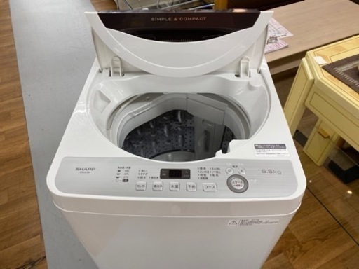 I765 ? SHARP 洗濯機 （5.5㎏） ⭐ 動作確認済 ⭐ クリーニング済