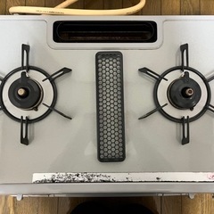 【都市ガス用に調整済み】グリル未使用　リンナイ ガスコンロ プロパンガス RTS-S630MCTS-R d0212の画像