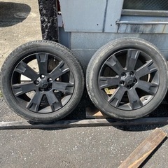 デリカd5 純正ホイール　塗装　マットブラック