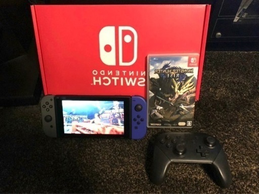 (値下げ不可 )Nintendo Switch モンハン&プロコントローラーのセット
