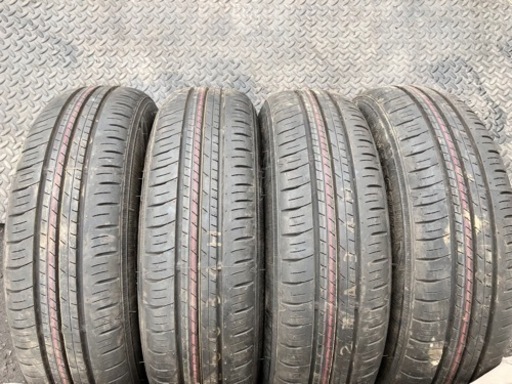 ダンロップ エナセーブ ENASAVE EC300+ 165/65R14 タイヤ新車外し 中古社外アルミ 14インチ 5.5J +42