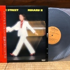 越美晴の中古LPレコード2枚の画像