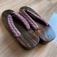 浴衣の桐下駄　未使用